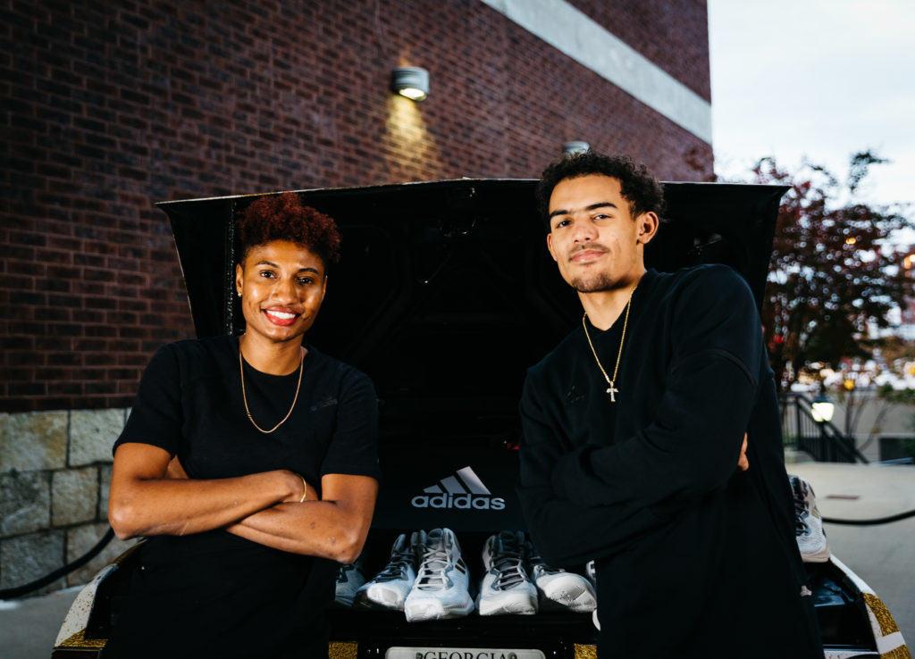 DSG x adidas MadBounce Trae Young and Angel McCoughtry