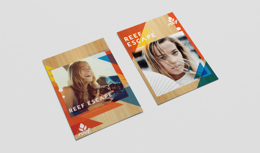 Reef Escape Branding Branded Posters